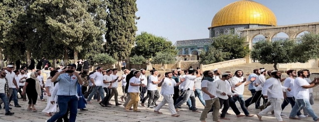 Bir haftada 1.128 Yahudi yerleşimci Mescid-i Aksa’ya baskın düzenledi