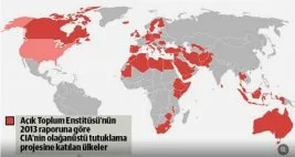 CIA’nın işkence merkezleri haritasında Türkiye de var
