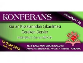 Ankara’da konferansa davet