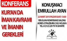 İLKAV’dan konferansa davet