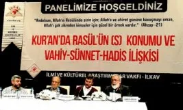 “Vahiy-Sünnet-Hadis” panelinden notlar