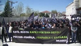 İşgalci Rusya’ya Fatih Camii’nde protesto