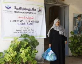 Kur’an Nesli İ.M.'nin Gazze yardımı yerine ulaştı