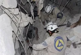 Esed güçleri iftar vaktinde varil bombasıyla saldırdı