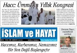 İslam ve Hayat’ın Hacc-Kurban sayısı çıktı