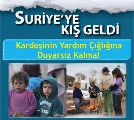 Suriyeli kardeşlerimiz için kampanya