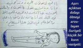 Suriyeli küçük kızın vasiyeti