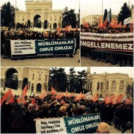 Beyazıt Meydanı’nda Üniversiteli Müslümanlara saldırı