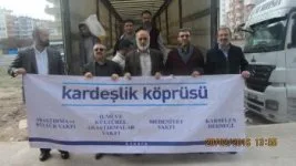 Ankaralı Müslümanlardan Surlu mazlumlara iki tır yardım