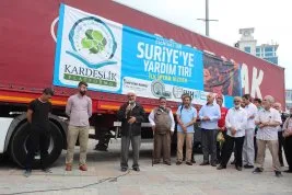 ''Suriye’de İlk İftar Bizden'' tırı dualarla yola çıktı