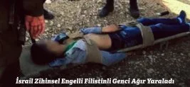 Siyonist işgal çetesi engelli Filistinliyi ağır yaraladı