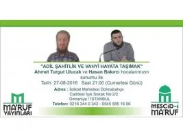 Mescid-i Maruf’tan hafta sonu konferans ve piknik