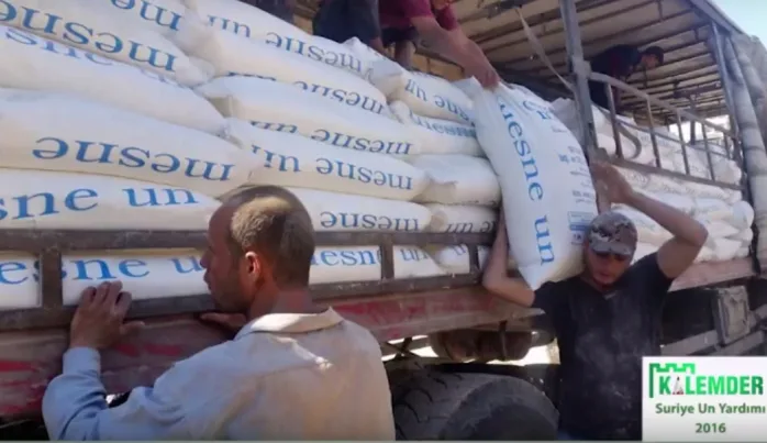 Kalem-Der’den Halep’e un yardımı