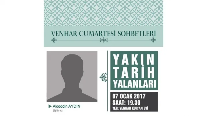 Venhar Cumartesi Sohbetleri’nde