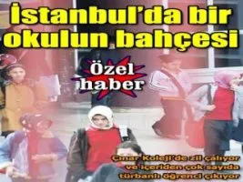 Kızımın örtüsü batmakta rezilin gözüne...