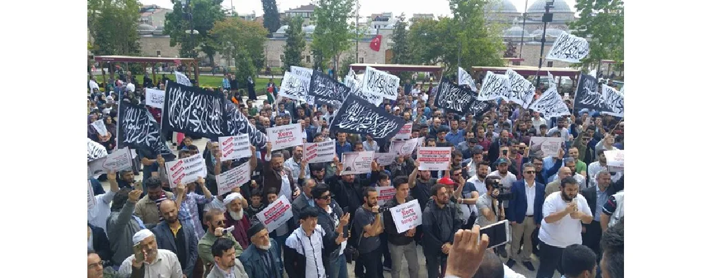 Kutsallarını Koru Müslüman protesto eylemleri gerçekleştirildi