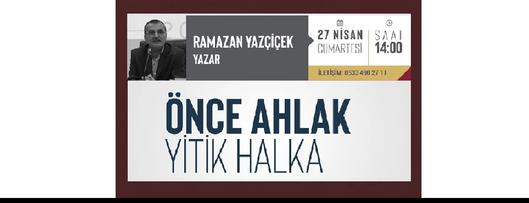 Ramazan Yazçiçek, bu cumartesi İktibas’ta