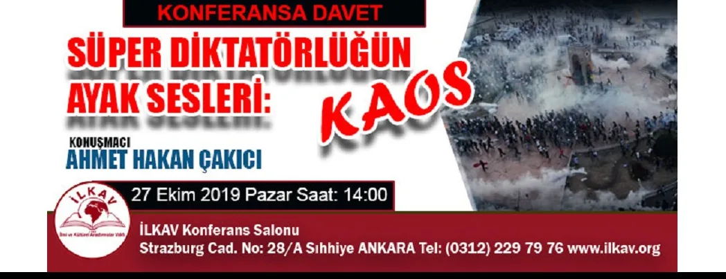 İLKAV’dan konferansa dâvet