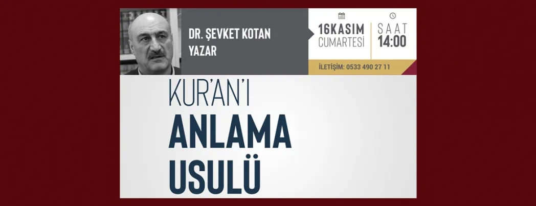 İktibas Lokali’nde bu haftanın konusu “Kur’an’ı Anlama Usulü”