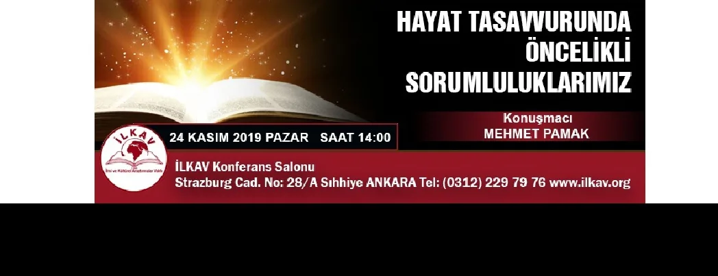 Ankara’da Mehmet Pamak konferansına davet