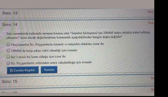 İstanbul Sözleşmesini “icma” olarak niteleyen ilahiyat fakültesine tepki