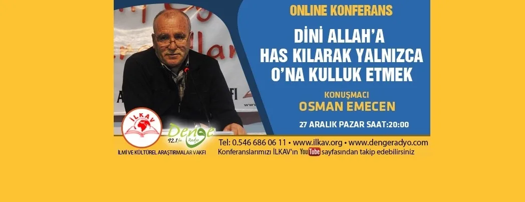 İLKAV’dan online konferans dâveti