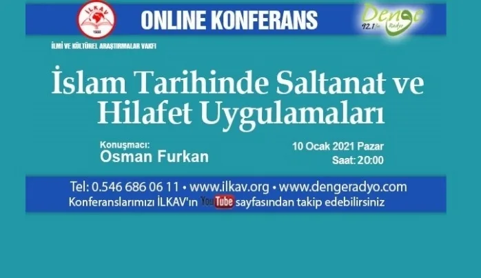 İLKAV Online Konferansına dâvet