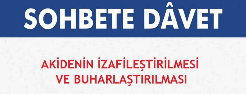 Sohbete dâvet