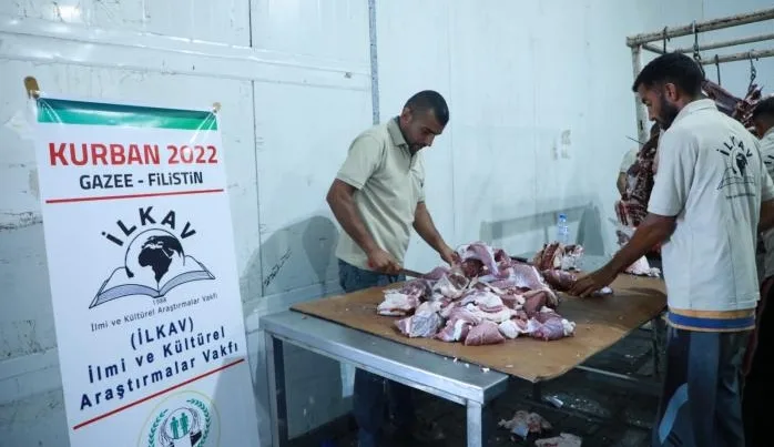 İLKAV’ın nakdi ve kurban bağışları Gazze’deki ihtiyaç sahiplerine ulaştırıldı