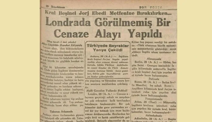 İngiliz krallarının ölümüne yas tutanlar