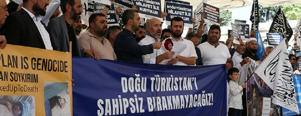 İstanbul’da Çin zulmüne protesto