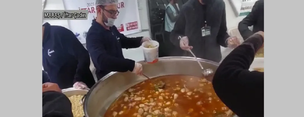 Maraş’ta iftar ve sahur ikramımız başladı