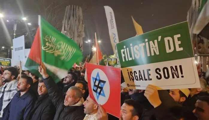 Siyonist işgal rejimi İstanbul’da lanetlendi: “Kudüs için kıyama”