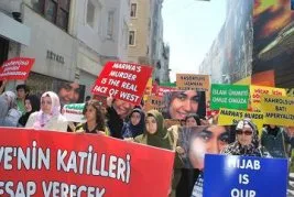 Şirbini’nin katline sessiz kalan Almanya’ya Taksim’de protesto