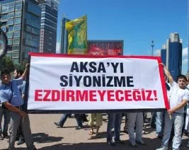 Filistin Gönüllüleri Aksa için yürüdü