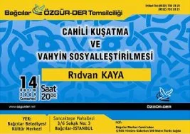 “Vahyin Sosyalleştirilmesi” konferansına davet