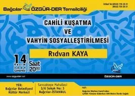 “Vahyin Sosyalleştirilmesi” konferansına davet