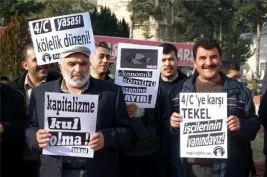 Tokat’ta emekçilerle dayanışma eylemi