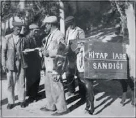 Kitap yüklü eşek!