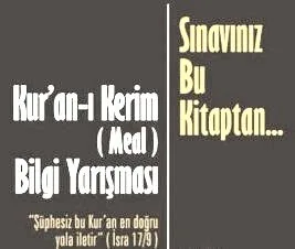 Kur’an meali bilgi sınavı yarın