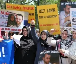İzzet Şahin için siyonist işgalciye protesto