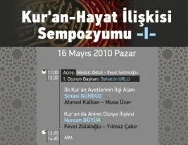 Kur’an-Hayat İlişkisi Sempozyumu bugün