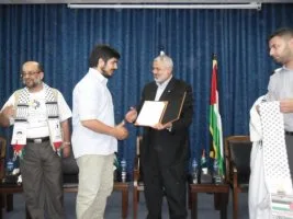 Heniyye, Gazze gazisi kardeşlerimizi kabul etti