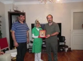 TOKAD’dan Ece Nur’a plaket