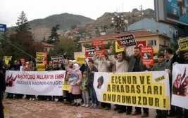 Tokat’ta eylem: Her zaman, her yerde başörtüye özgürlük