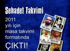 Şehadet takvimi masa takvimi formatında çıktı