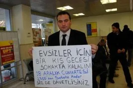 Evsizler için “sokakta bir gece”&nbsp;eylemi yapılacak