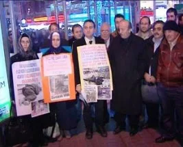 Evsizler için sokakta sabahladılar