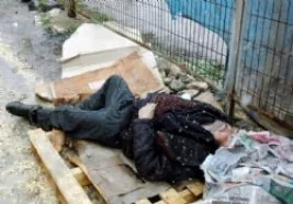 Sokakta yaşıyordu, donarak öldü