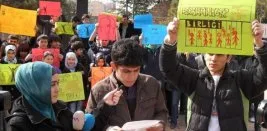 Tokat’ta dershane zammı protesto edildi